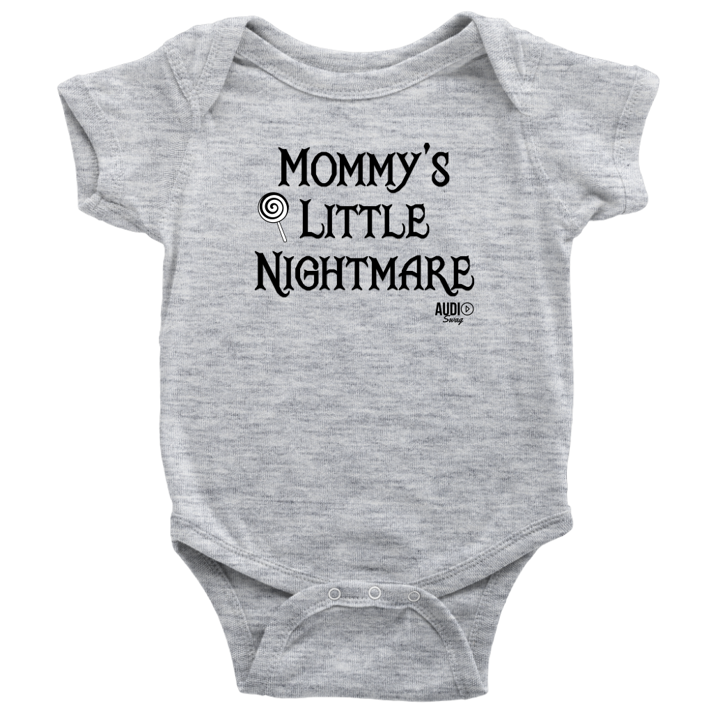 Mommy's Little Nightmare Baby Bodysuit - Audio Swag
