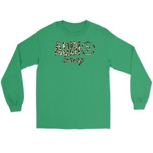 Audio Swag Leopard Logo Long Sleeve T-shirt - Audio Swag