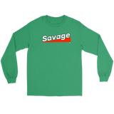 Savage Long Sleeve Tee - Audio Swag