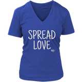 Spread Love Ladies V-neck T-shirt