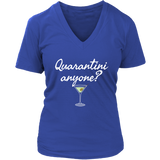 Quarantini Anyone? Ladies V-neck T-shirt - Audio Swag