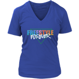 Freestyle Forever Ladies V-Neck T-shirt
