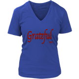 Grateful Ladies V-neck T-shirt - Audio Swag