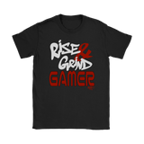 Rise & Grind Gamer Ladies T-shirt - Audio Swag