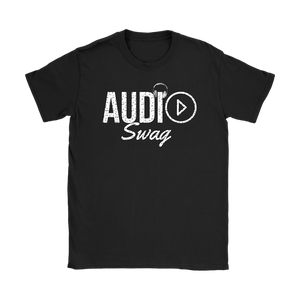 Audio Swag Music Logo Ladies T-shirt - Audio Swag