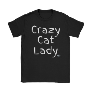 Crazy Cat Lady Ladies T-shirt - Audio Swag