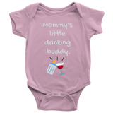 Mommy's Little Drinking Buddy Baby Bodysuit - Audio Swag