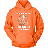 I Only Love My Music & My Babies Hoodie - Audio Swag
