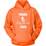Proud Engineer Papa Hoodie - Audio Swag