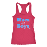 Mom Of Boys Ladies Racerback Tank Top - Audio Swag