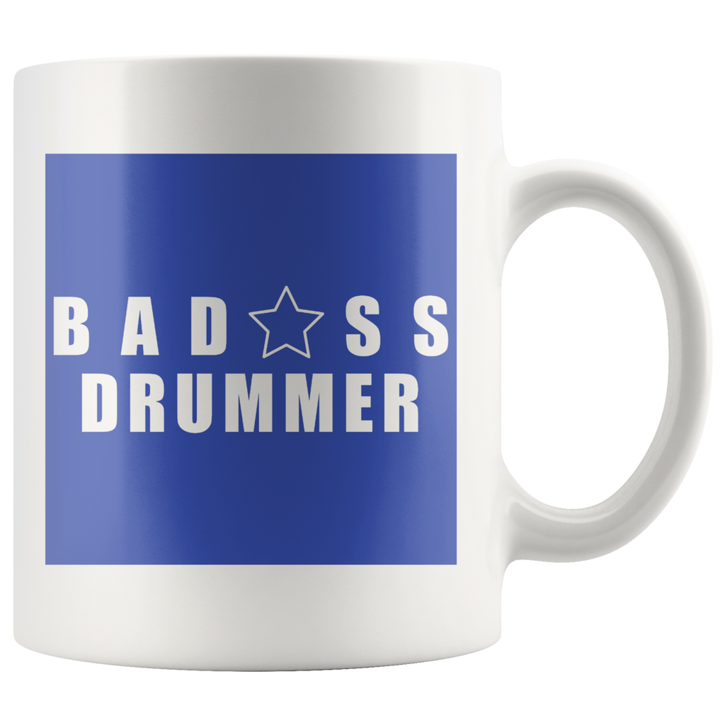 Bad@ss Drummer Mug - Audio Swag
