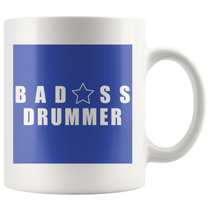 Bad@ss Drummer Mug - Audio Swag