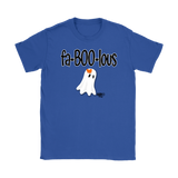 Fa-BOO-lous Ghost Ladies T-shirt - Audio Swag
