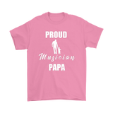 Proud Musician Papa Mens Tee - Audio Swag