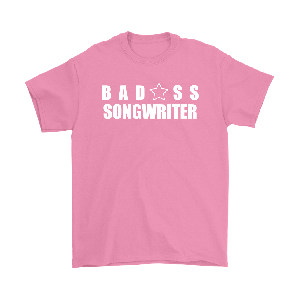 Bad@ss SongWriter Mens T-shirt - Audio Swag