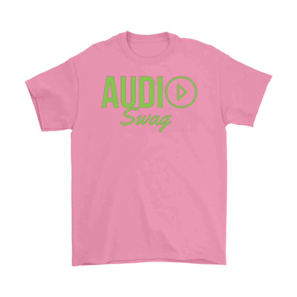 Audio Swag Green Logo Mens T-shirt - Audio Swag