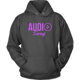 Audio Swag Fuschia Logo Hoodie - Audio Swag