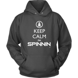 Keep Calm Im Spinnin Hoodie - Audio Swag