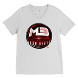 MAXXBEATS Laser Logo Mens V-Neck T-shirt - Audio Swag