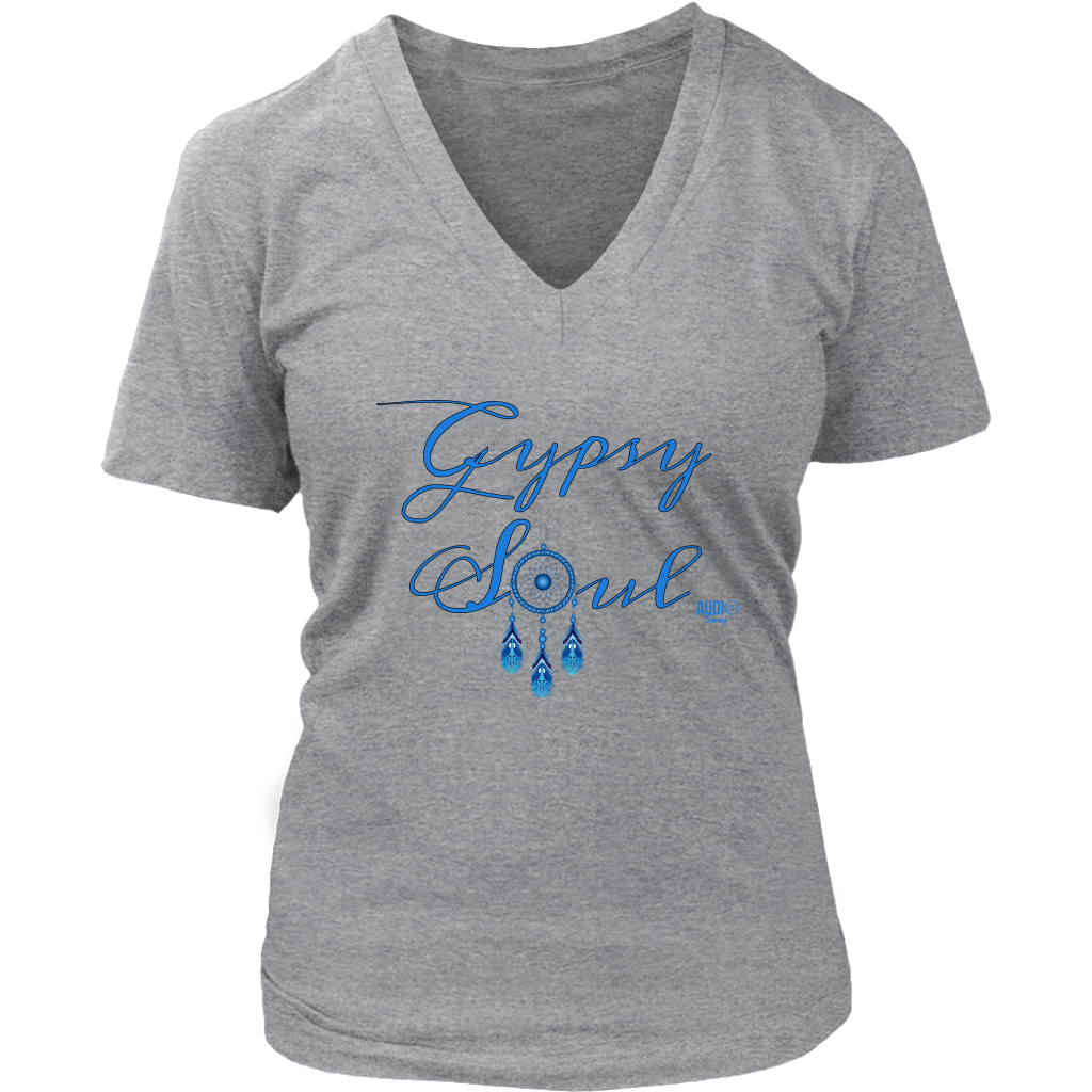 Gypsy Soul Ladies V-neck T-shirt - Audio Swag