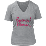 Phenomenal Woman Ladies V-neck T-shirt - Audio Swag