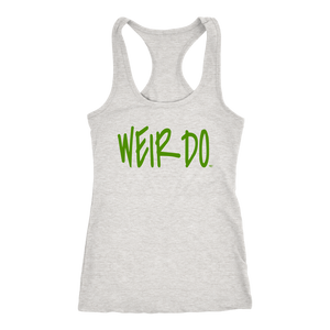 Weirdo Ladies Racerback Tank Top - Audio Swag