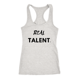 Real Talent Ladies Racerback Tank - Audio Swag