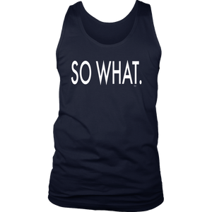 So What Statement Mens Tank - Audio Swag