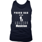 Proud Dad of an Amazing Musician Mens Tank