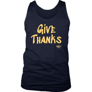 Give Thanks Mens Tank Top - Audio Swag