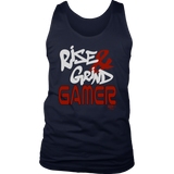 Rise & Grind Gamer Mens Tank Top - Audio Swag