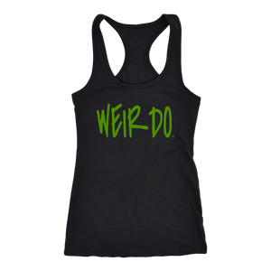 Weirdo Ladies Racerback Tank Top - Audio Swag