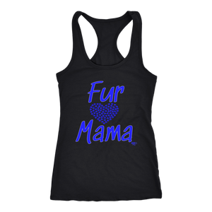 Fur Mama Ladies Racerback Tank Top - Audio Swag