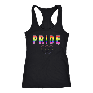 Pride Love Is Love Ladies Racerback Tank - Audio Swag