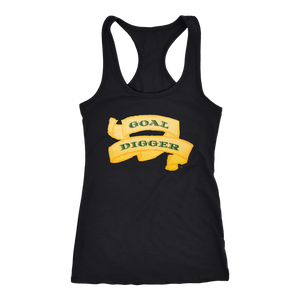 Goal Digger Ladies Racerback Tank Top - Audio Swag