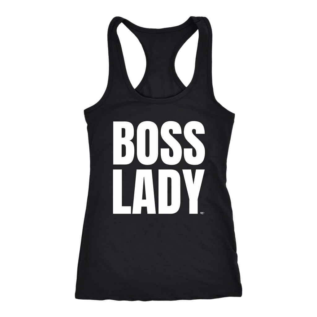 Boss Lady Ladies Racerback Tank Top - Audio Swag