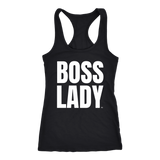 Boss Lady Ladies Racerback Tank Top