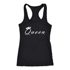 Queen Ladies Racerback Tank Top - Audio Swag