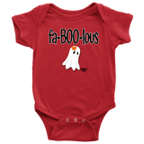 Fa-BOO-lous Ghost Baby Bodysuit - Audio Swag