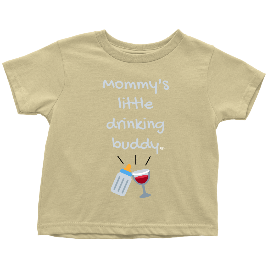 Mommy's Little Drinking Buddy Toddler T-shirt - Audio Swag