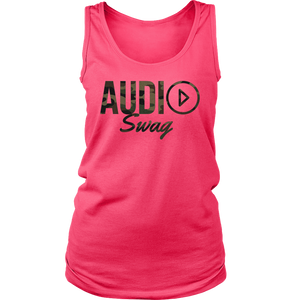 Audio Swag Camo Logo Ladies Tank Top - Audio Swag