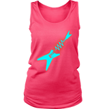 Neon Electric Guitar Ladies Tank - Audio Swag