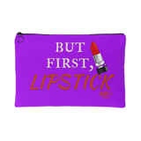 But First, Lipstick Large Accessory Pouch