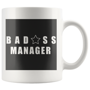 Bad@ss Manager Mug - Audio Swag