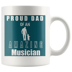 Proud Dad of an Amazing Musician Mug - Audio Swag