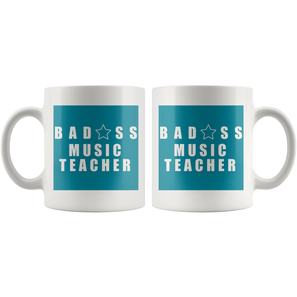 Bad@ss Music Teacher Mug - Audio Swag