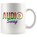 Audio Swag Rainbow Logo Mug