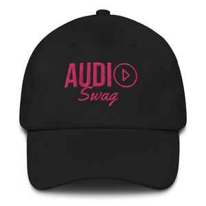 Audio Swag Pink Logo Dad hat - Audio Swag