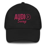 Audio Swag Pink Logo Dad hat
