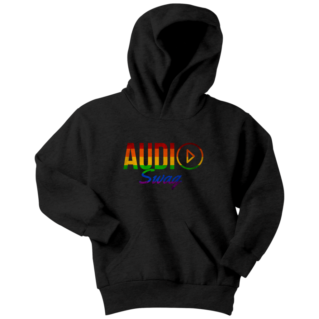 Audio Swag Rainbow Logo Youth Hoodie - Audio Swag
